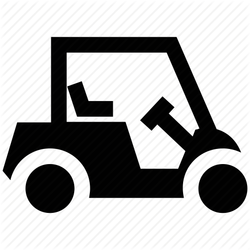 Cart Car Icon Clipart Car Golf Buggies Computer Icons - Golf Cart Icon Png (512x512)