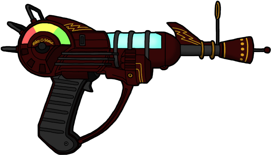 Guns Clipart Ww1 Gun - Ray Gun Concept Art (893x515)