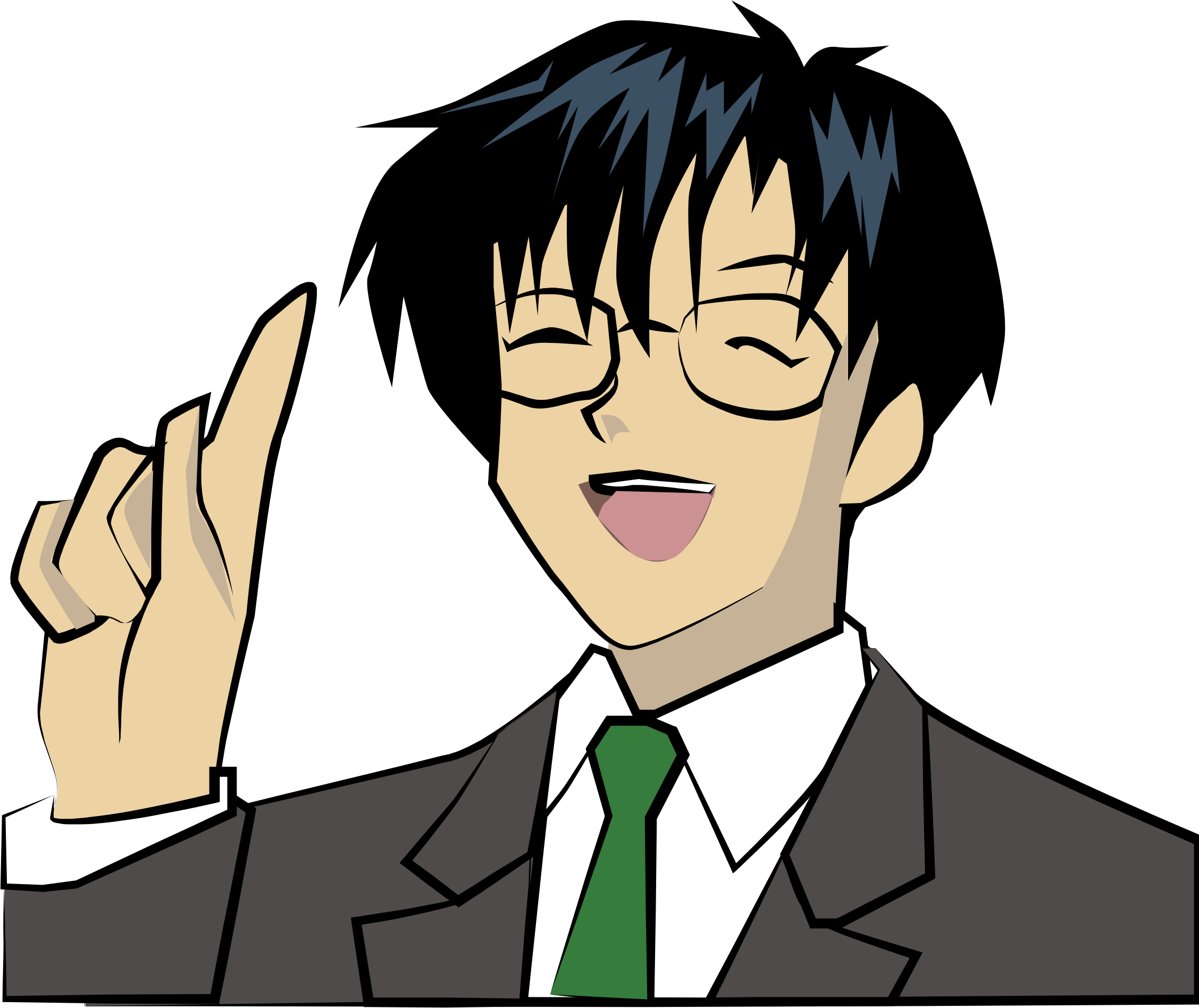 Big Image - Young Man Clipart (2255x1896)