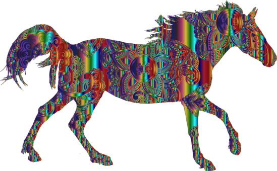 American Paint Horse Arabian Horse American Quarter - Arabian Horse Forelock Clipart (549x340)