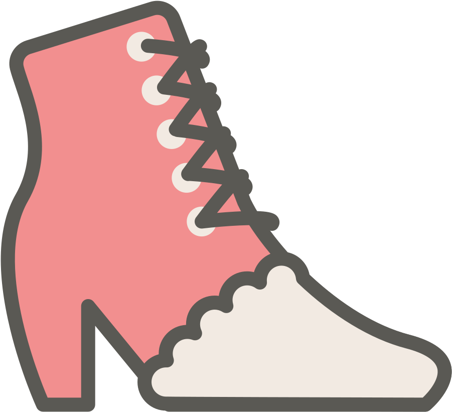 Ankle Boot Icon - Women Footwear Icons (1024x1024)