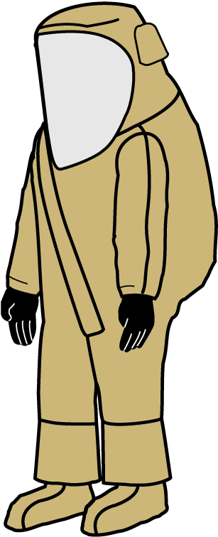 Splash Protective Total Encapsulating Suit, Front Entry, - Logitech Z200 (314x759)