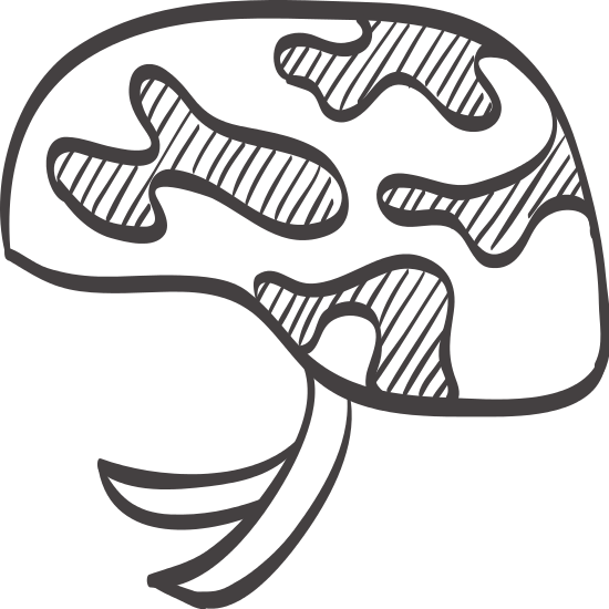 Military Helmet Doodle Outline - Combat Helmet (550x550)