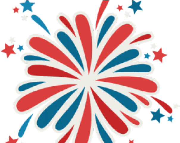 Fireworks Clipart Cute - Silhouette Fireworks Clipart (640x480)