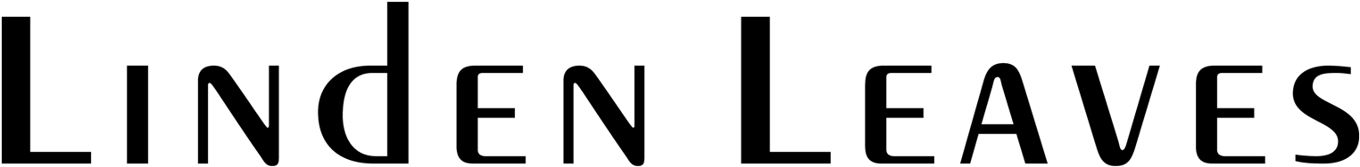 Linden Leaves Linden Leaves Linden Leaves - Linden Leaves Logo (1600x240)