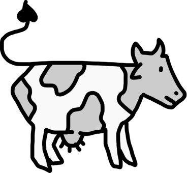 Beef Cattle Dairy Cattle Drawing Cartoon - Beef Cattle Dairy Cattle Drawing Cartoon (368x340)