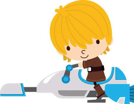 Smart Star Wars Clipart Elegant Luke Speeder By Chrispix326 - Nave Star Wars Minus (451x350)