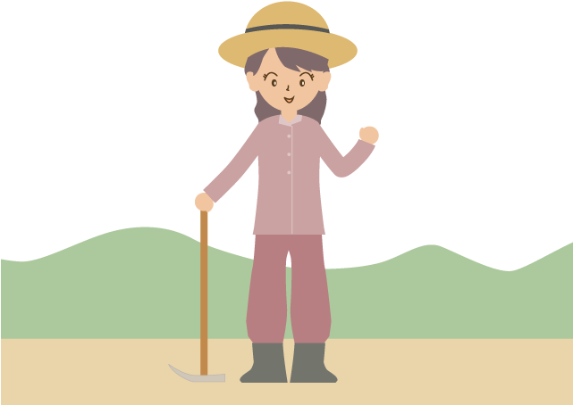 Clip Art Free Stock Agriculture Clipart Female Farmer - 百姓 イラスト (640x480)
