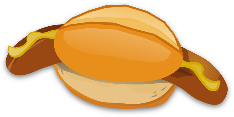 German Food Clip Art N9 - Bratwurst Png (800x567)