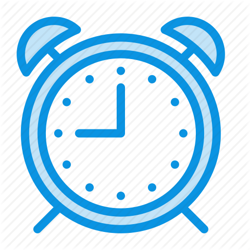 Clip Art Royalty Free Library Unigrid Bluetone Basic - Clock Half Past Two (512x512)