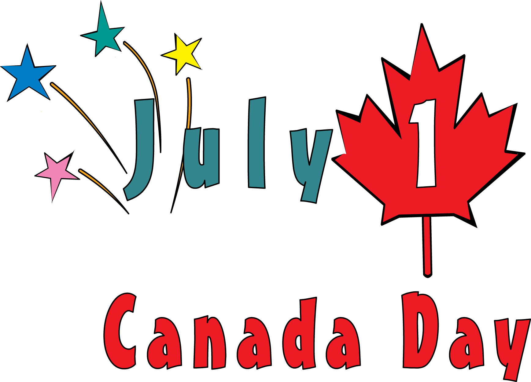 Observances Cliparts - Canada Day July 1 2017 (1737x1251)