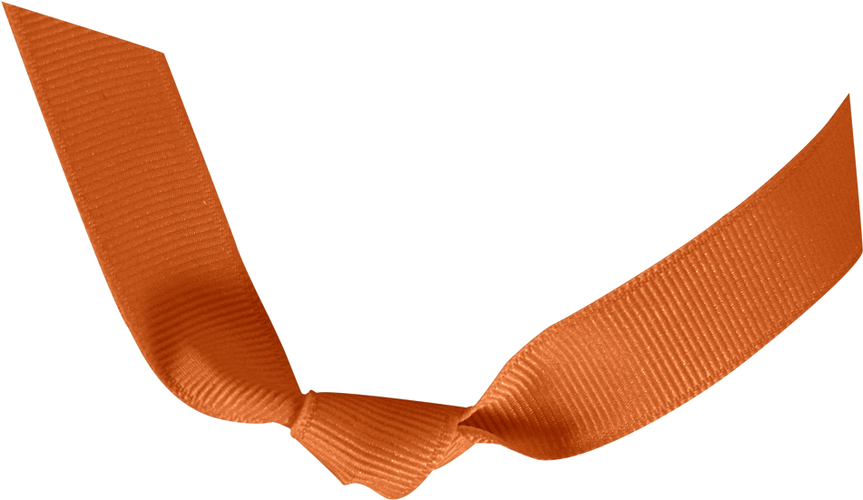 Kevinandamanda Ribbon Knot Orange - Construction Paper (1050x650)