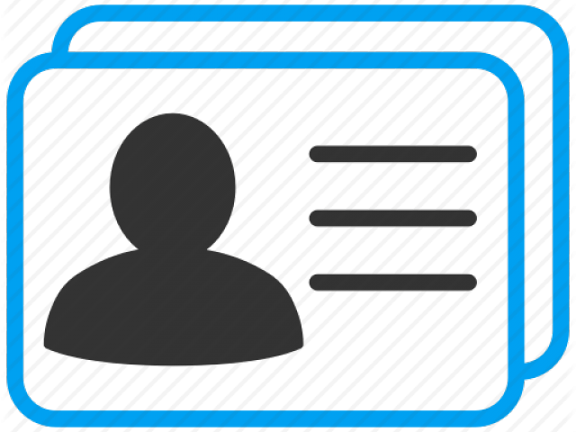 Profile Clipart Patient File - Credential Icon (640x480)