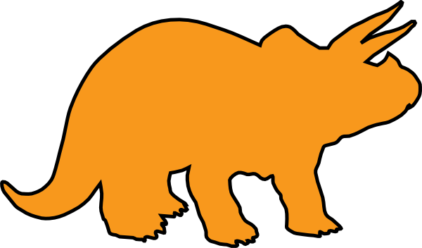 Dinosaur Outline (600x352)