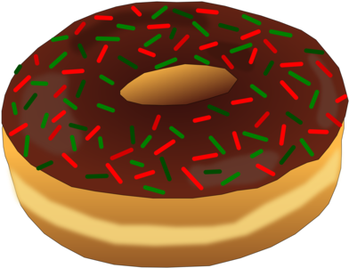 Dunkin' Donuts Bagel Bakery Coffee And Doughnuts - Donut Clipart Green (430x340)