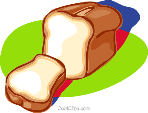 Loaf Of Bread Royalty Free Vector Clip Art Illustration - Catty (480x368)