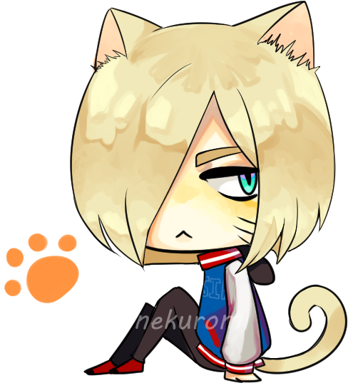 Ear Clipart Neko - Yurio Neko (582x582)
