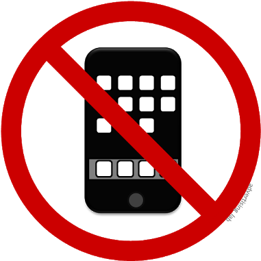 If You Are A Store, You Might Consider Investing Into - No Cell Phone Sign Transparent (400x383)