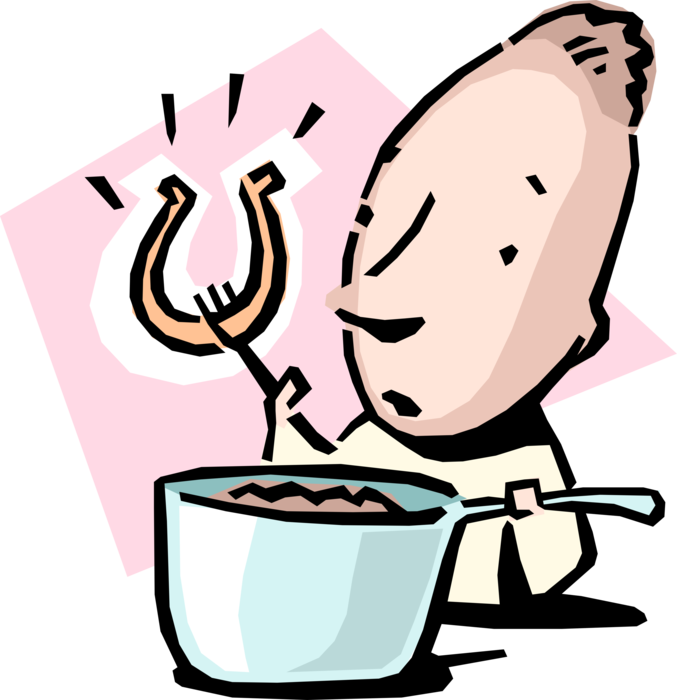 Vector Illustration Of Potluck Idiom Businessman With - Vector Illustration Of Potluck Idiom Businessman With (677x700)