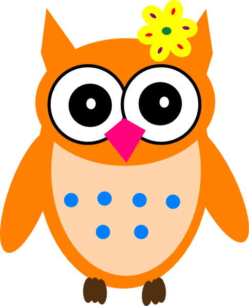 Owl On Branch Clip Art (486x597)