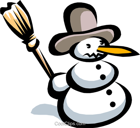 Snowman Royalty Free Vector Clip Art Illustration - Clip Art (480x438)