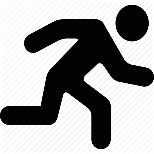 Run People Icon Png Clipart Computer Icons Clip Art - Run People Icon Png (512x512)