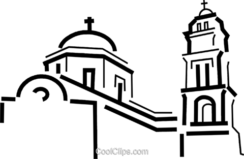 Churches Royalty Free Vector Clip Art Illustration - Igrejas Png (480x313)
