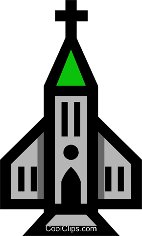 Symbol Of A Church Royalty Free Vector Clip Art Illustration - Symbol Of A Church (290x480)