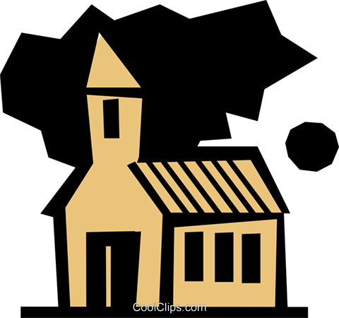 Church Royalty Free Vector Clip Art Illustration - Church Royalty Free Vector Clip Art Illustration (480x450)
