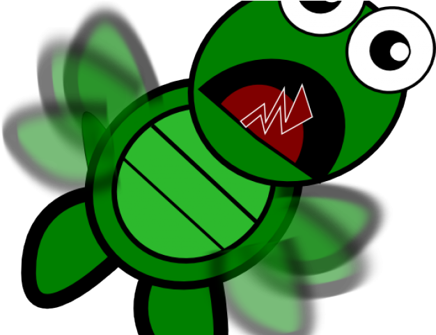 Transparent Turtle Cartoon Clipart (640x480)