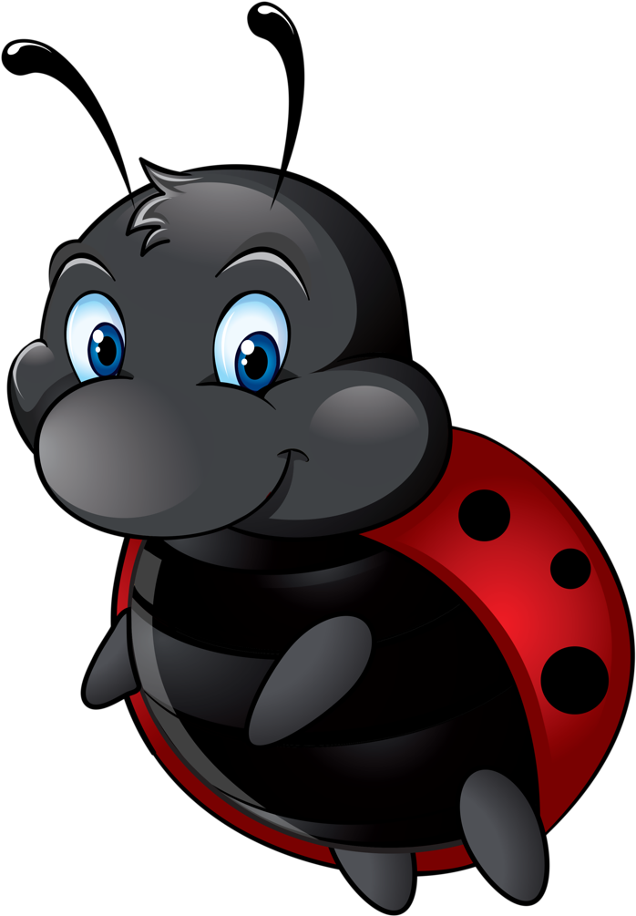 Christine Staniforth ♛༻ Cute Cartoon Characters, Cartoon - Glücksklee Marienkäfer (702x1024)