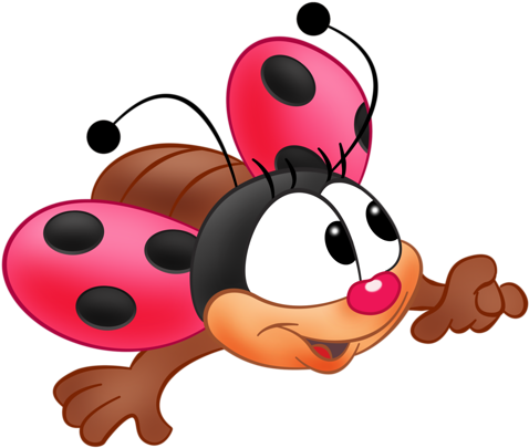 Ꮮɑđу Íŋ Ꮢєđ Clipart Png, Cute Clipart, Ladybug Party, - Lady Bug Clipart Png (500x425)