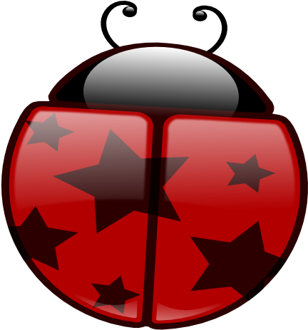 Lady Bug Animasi Bergerak (600x502)