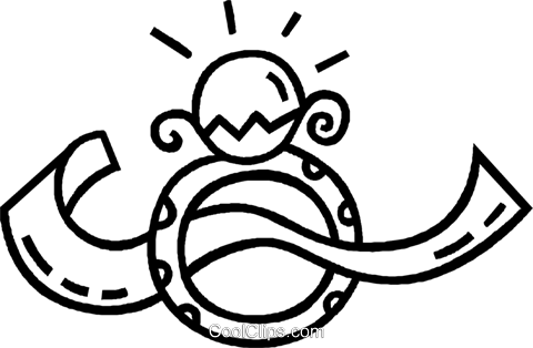 Wedding Rings Royalty Free Vector Clip Art Illustration - Vector Graphics (480x314)