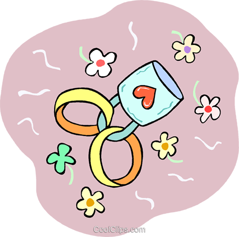 Wedding Rings Royalty Free Vector Clip Art Illustration - Wedding Ring (480x476)