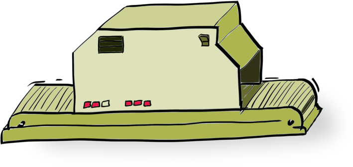 Comic Book Comics Cartoon Machine Factory - Comic Style Machine (720x340)