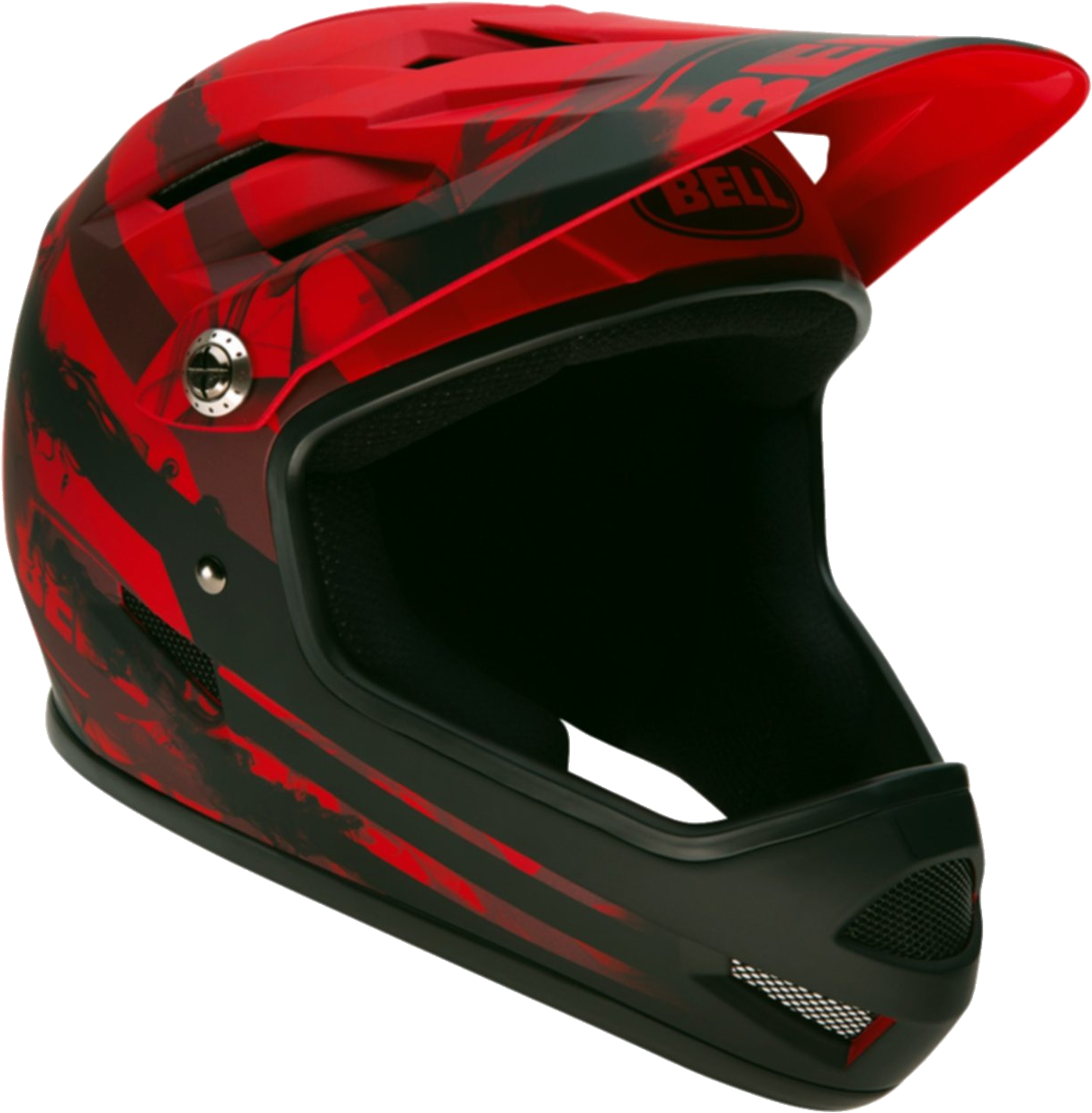 Helmet Clipart Motorbike Helmet - Bell Sanction Helmet Small 52-54cm Red/black (1213x1236)