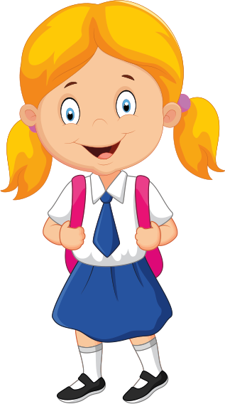 Kid1 - Girls At School Png Clipart (317x568)