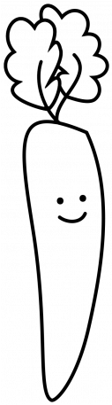 Carrot Doodle Template Graphic By Melo Vrijhof - Vrijhof (456x456)