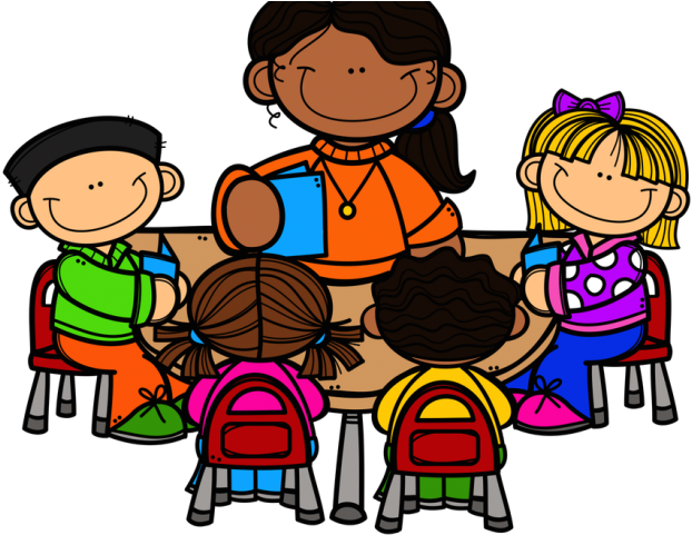 19 Group Clip Black And White Teacher Huge Freebie - Teacher And Students Clip Art (640x480)