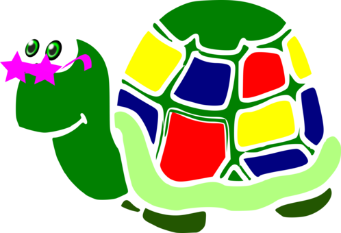 Drawing Turtle Cartoon Tortoise Watercolor Painting - Desenhos Animados Infantis Coloridos (498x340)