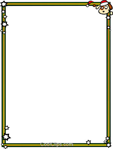 Christmas Themed Frame Royalty Free Vector Clip Art - Fictional Character (364x480)