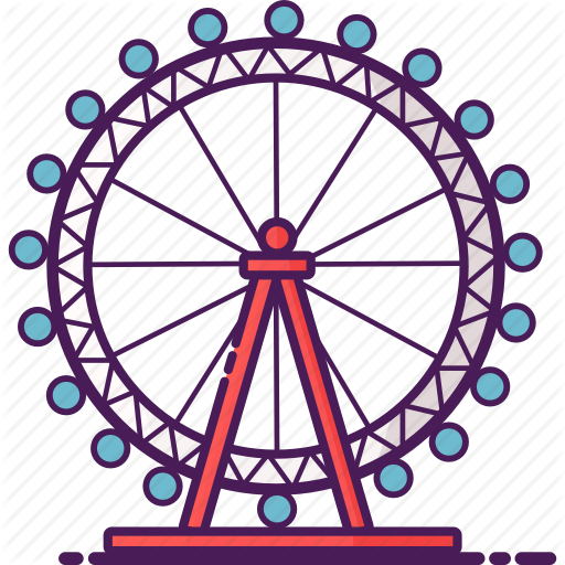 Ferris Wheel Clipart Bicycle Wheel Clip Art - St Aloysius Institute Of Technology Logo (512x512)