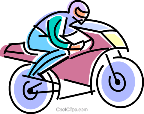 Motorcycle Racer Royalty Free Vector Clip Art Illustration - Motorcycle Racer Royalty Free Vector Clip Art Illustration (480x382)