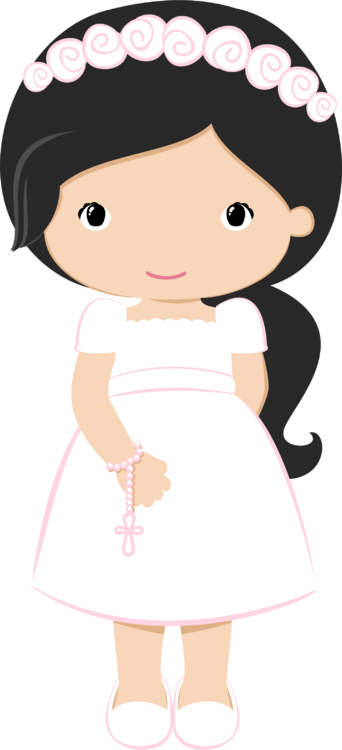 Christening, Album, First Holy Communion, Clip Art, - Imagen Animada De Primera Comunion (342x750)