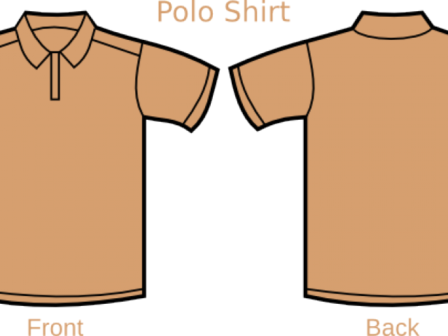 Polo Shirt Clipart Kaos - Polo T Shirt Template (640x480)