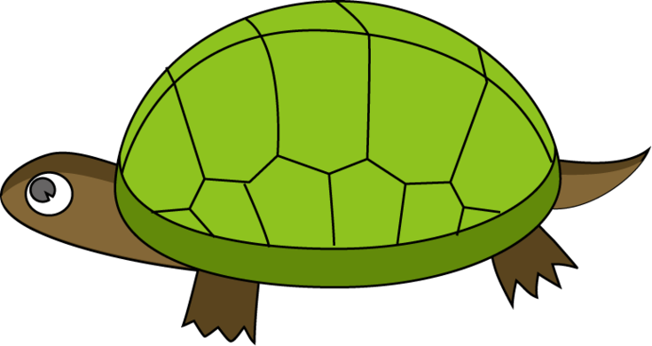 Slow Dance Black T Shirt Quiksilver Clipart - Clipart Images Of Tortoise (735x390)