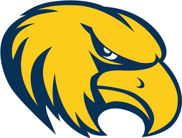 Golden Eagle Clipart Eagle Mascot - Rock Valley College Basketball Logo (612x495)