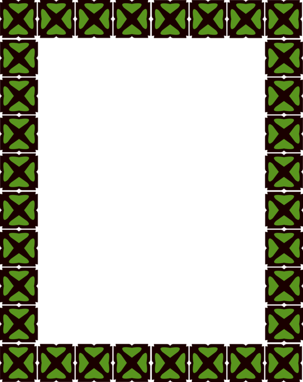 Art Nouveau Ornament Borders And Frames Picture Frames - Ramka Do Dyplomu Patriotycznego (596x750)