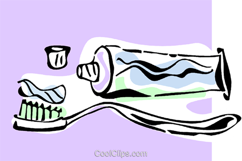 Toothpaste And Toothbrush Royalty Free Vector Clip - Roxana R Sayah Dds (480x320)